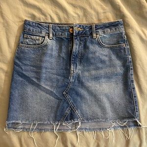Forever 21 Medium Wash Jean Skirt